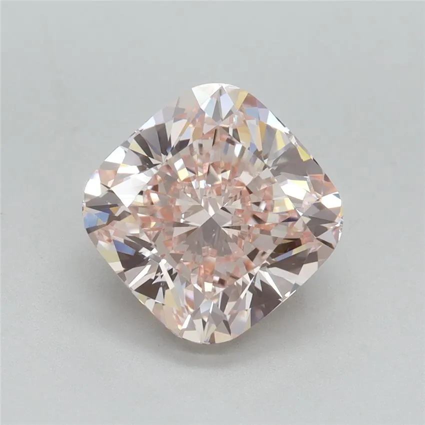 3.60ct Cushion brilliant Lab Grown Diamond (Colour Fancy Pink, Clarity VS1, IGI Certified)