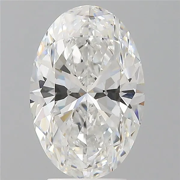3.60ct Oval Lab Grown Diamond (Colour E, Clarity VVS2, IGI Certified)