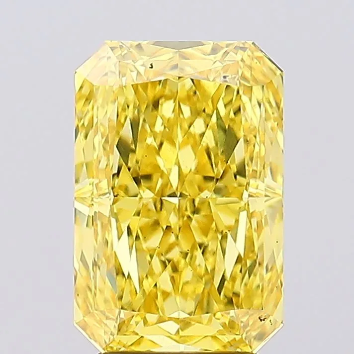 3.60ct Radiant Lab Grown Diamond (Colour Fancy Vivid Yellow, Clarity VS2, IGI Certified)