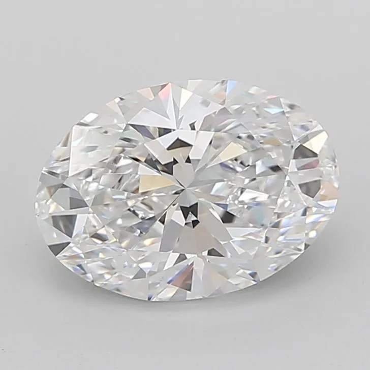 3.64ct Oval Lab Grown Diamond (Colour D, Clarity IF, Cut EX, IGI Certified)