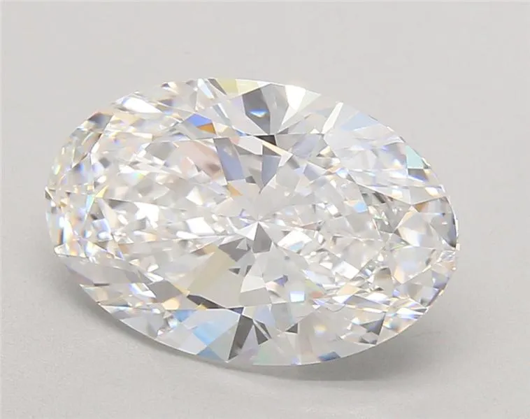 3.68ct Oval Lab Grown Diamond (Colour D, Clarity VVS2, IGI Certified)
