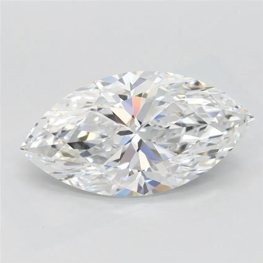 3.75ct Marquise Lab Grown Diamond (Colour D, Clarity VVS1, IGI Certified)