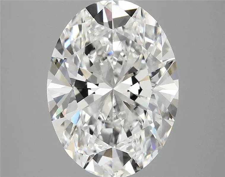 3.90ct Oval Lab Grown Diamond (Colour E, Clarity VVS2, IGI Certified)