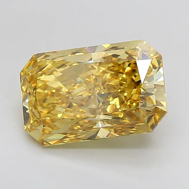 3.99ct Radiant Lab Grown Diamond (Colour Fancy Vivid Yellow, Clarity VS1, IGI Certified)
