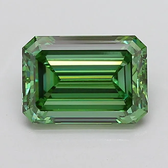 4.00ct Emerald Lab Grown Diamond (Colour Fancy Vivid Green, Clarity VS2, Uncertified)