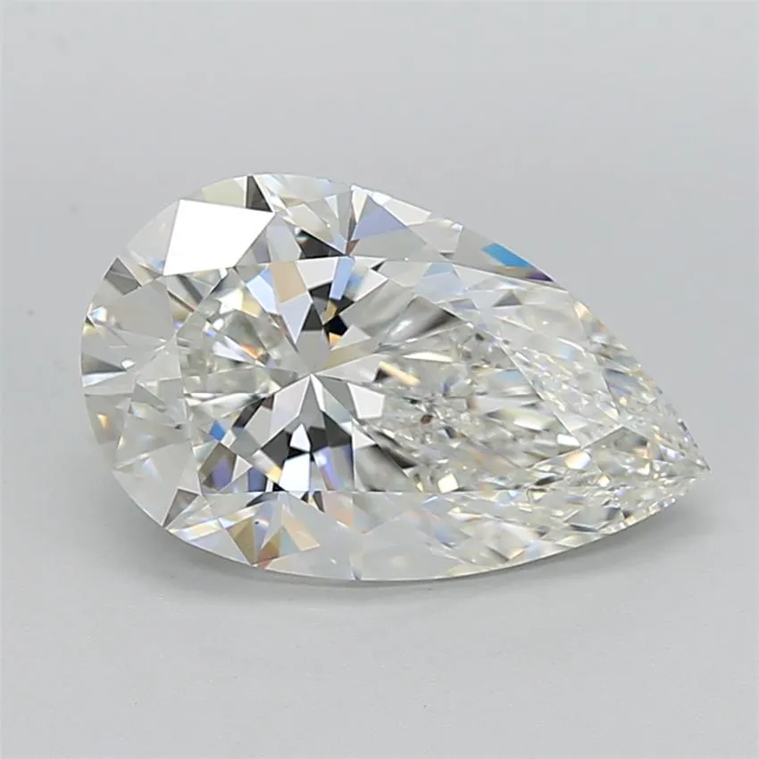 4.00ct Pear Lab Grown Diamond (Colour F, Clarity IF, Cut EX, IGI Certified)