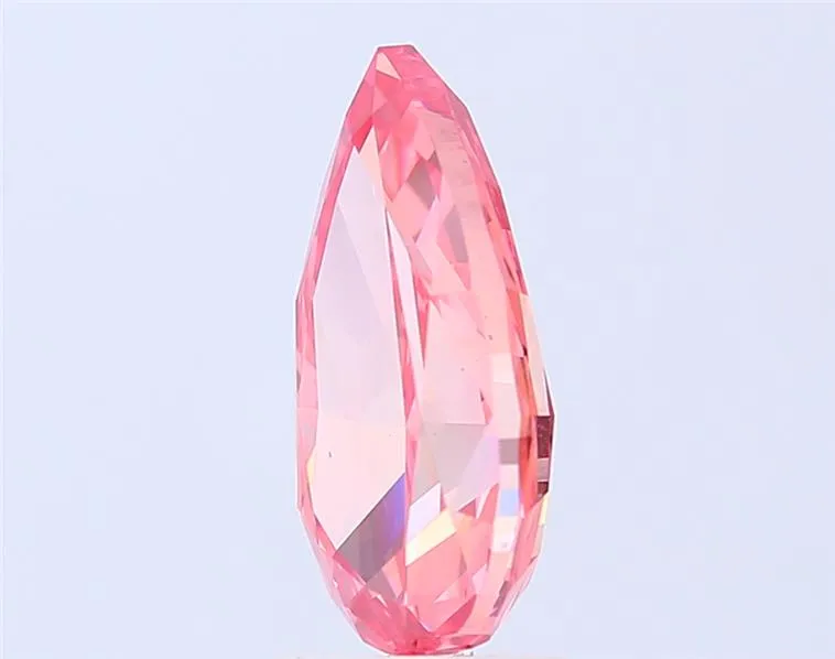 4.00ct Pear Lab Grown Diamond (Colour Fancy Vivid Pink, Clarity VS1, IGI Certified)