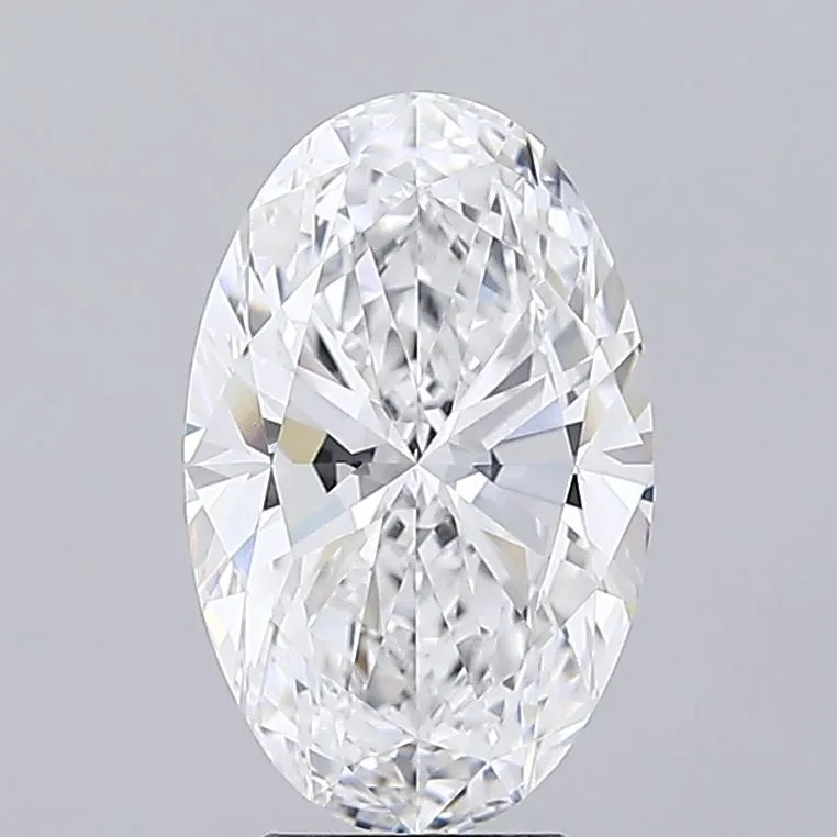 4.01ct Oval Lab Grown Diamond (Colour D, Clarity VVS2, IGI Certified)