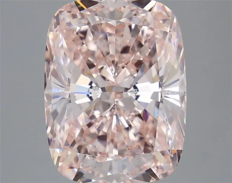 4.02ct Cushion modified Lab Grown Diamond (Colour Fancy Intense Pink, Clarity VS2, IGI Certified)