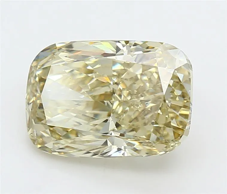4.02ct Cushion modified Lab Grown Diamond (Colour Fancy Yellow, Clarity VVS2, IGI Certified)