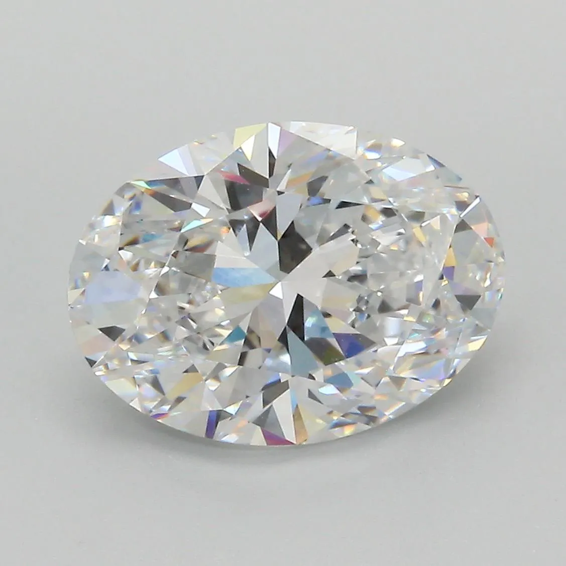 4.02ct Oval Lab Grown Diamond (Colour D, Clarity VVS2, Cut EX, IGI Certified)
