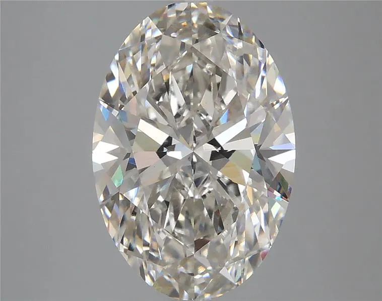 4.02ct Oval Lab Grown Diamond (Colour H, Clarity VVS2, Cut EX, IGI Certified)