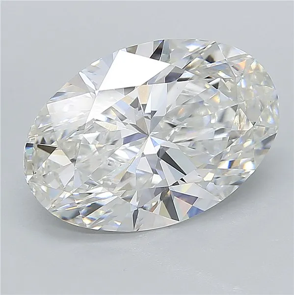 4.03ct Oval Lab Grown Diamond (Colour F, Clarity VVS2, IGI Certified)