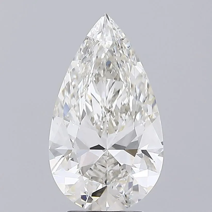 4.03ct Pear Lab Grown Diamond (Colour G, Clarity VVS2, IGI Certified)