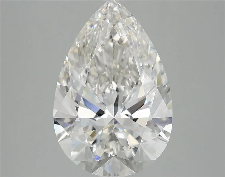4.03ct Pear Lab Grown Diamond (Colour G, Clarity VVS2, IGI Certified)