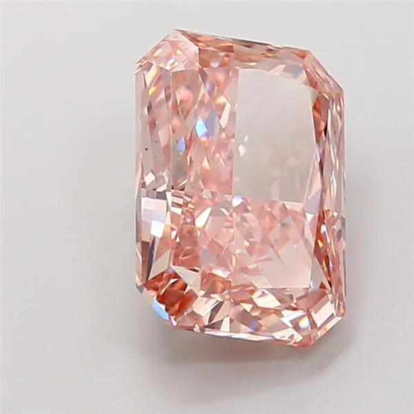 4.03ct Radiant Lab Grown Diamond (Colour Fancy Intense Brownish Pink, Clarity VS1, IGI Certified)
