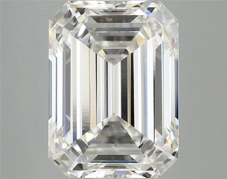 4.06ct Emerald Lab Grown Diamond (Colour F, Clarity VVS2, IGI Certified)