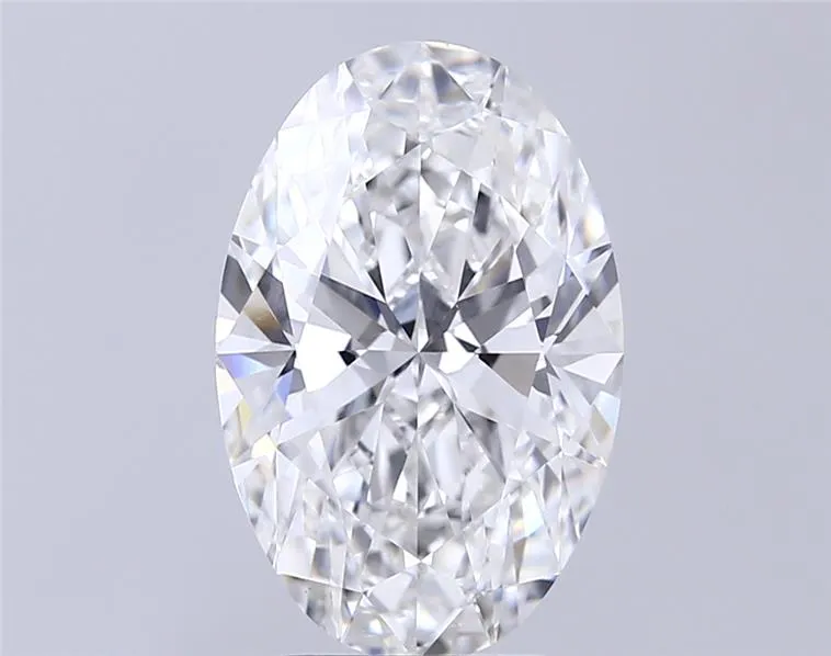 4.06ct Oval Lab Grown Diamond (Colour E, Clarity VVS2, IGI Certified)