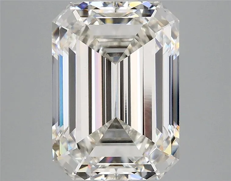 4.10ct Emerald Lab Grown Diamond (Colour G, Clarity VVS2, IGI Certified)