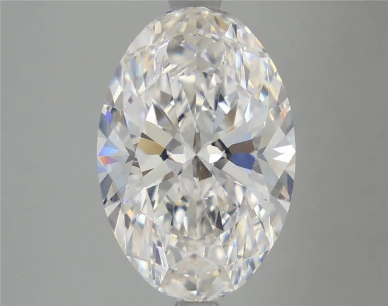 4.17ct Oval Lab Grown Diamond (Colour F, Clarity VS1, Cut EX, IGI Certified)
