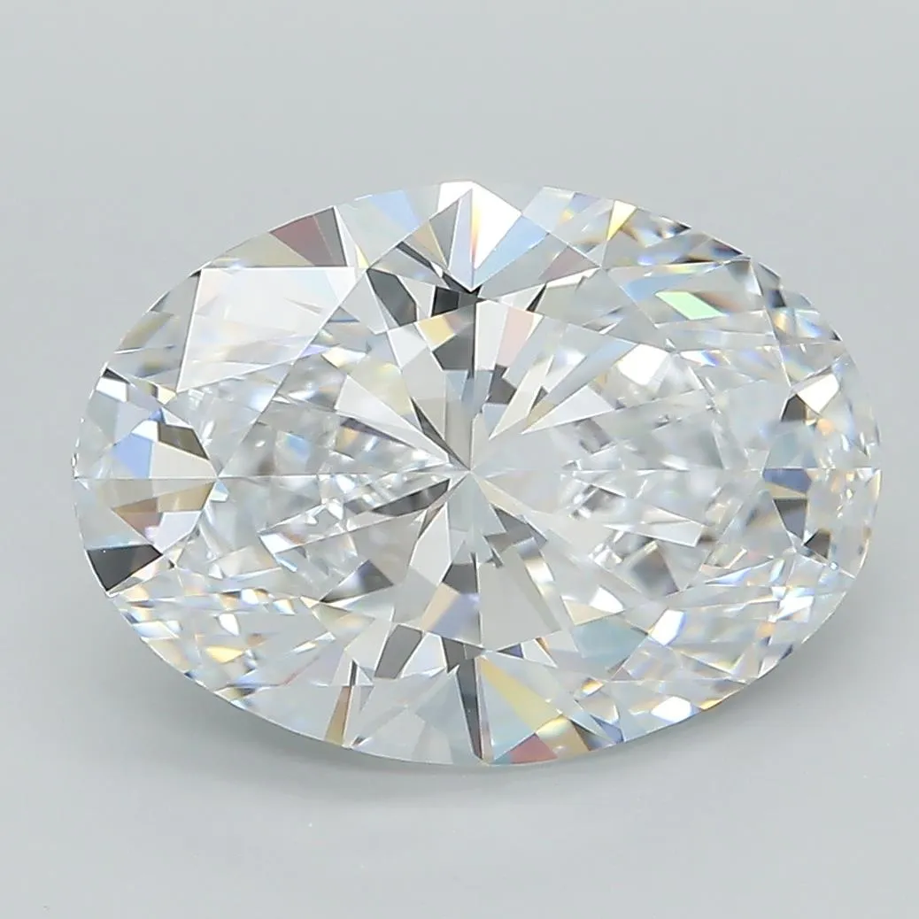 4.18ct Oval Lab Grown Diamond (Colour D, Clarity VS2, GIA Certified)
