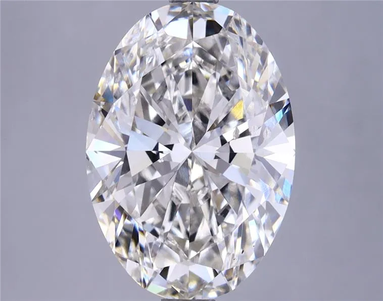 4.22ct Oval Lab Grown Diamond (Colour G, Clarity SI1, IGI Certified)