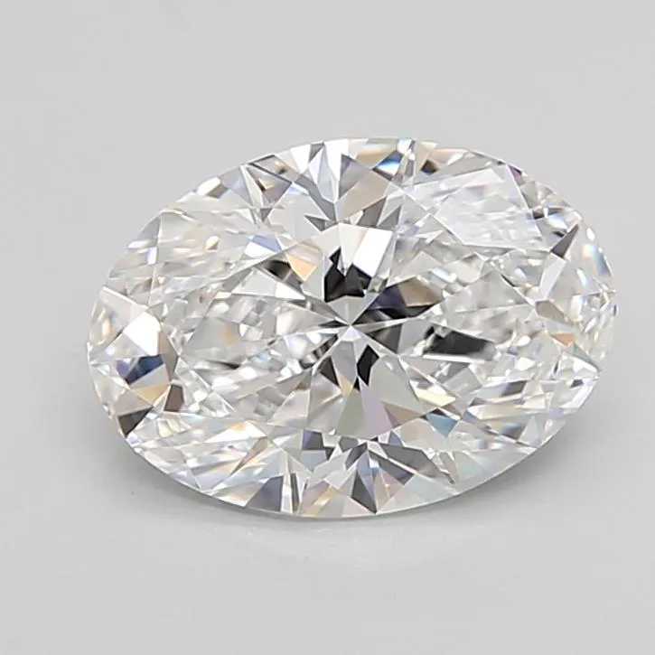 4.26ct Oval Lab Grown Diamond (Colour D, Clarity IF, Cut EX, IGI Certified)
