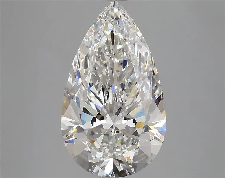 4.35ct Pear Lab Grown Diamond (Colour G, Clarity VS2, IGI Certified)