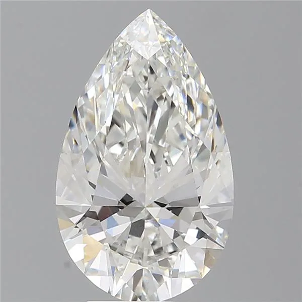4.50ct Pear Lab Grown Diamond (Colour F, Clarity VVS2, IGI Certified)