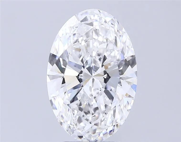 4.51ct Oval Lab Grown Diamond (Colour D, Clarity VVS2, IGI Certified)