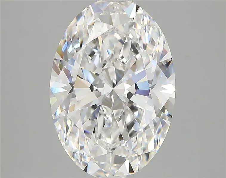 4.73ct Oval Lab Grown Diamond (Colour D, Clarity VVS2, IGI Certified)
