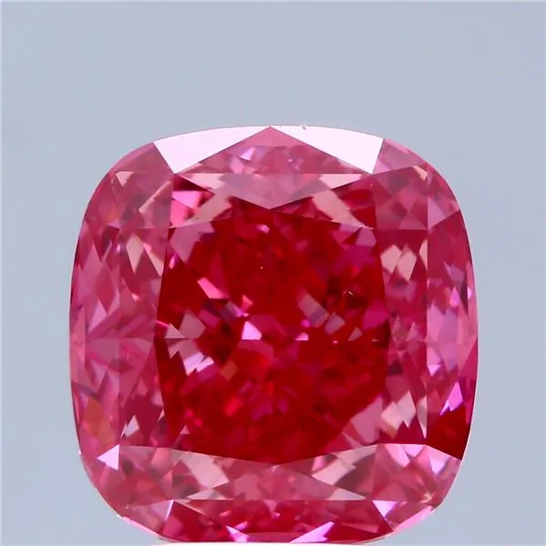 4.78ct Cushion modified Lab Grown Diamond (Colour Fancy Vivid Pink, Clarity VS1, IGI Certified)