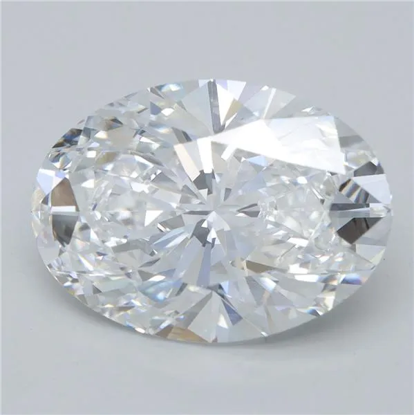 4.93ct Oval Lab Grown Diamond (Colour E, Clarity VVS2, Cut EX, IGI Certified)