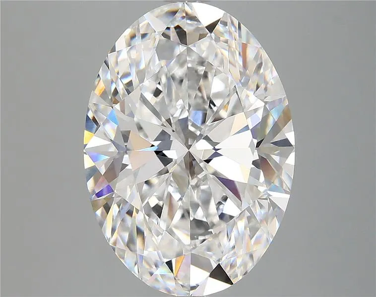 5.00ct Oval Lab Grown Diamond (Colour E, Clarity VVS2, IGI Certified)