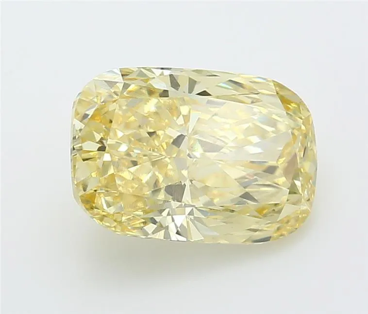 5.01ct Cushion modified Lab Grown Diamond (Colour Fancy Yellow, Clarity VVS2, IGI Certified)