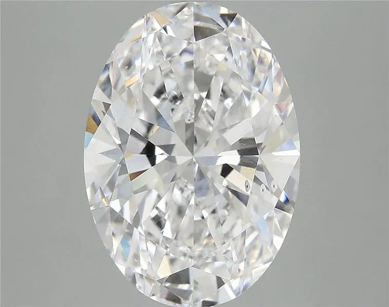 5.01ct Oval Lab Grown Diamond (Colour D, Clarity SI1, IGI Certified)