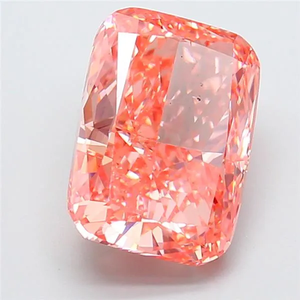 5.02ct Cushion modified Lab Grown Diamond (Colour Fancy Vivid Pink, Clarity VS2, IGI Certified)