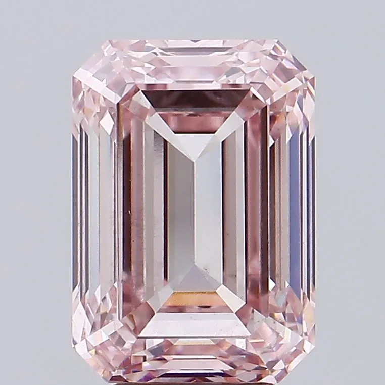 5.03ct Emerald Lab Grown Diamond (Colour Fancy Intense Pink, Clarity VS2, IGI Certified)