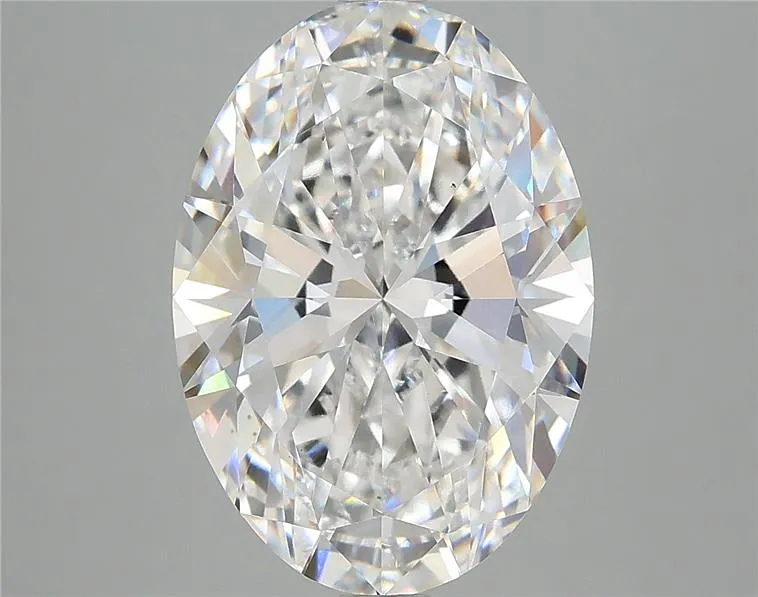 5.04ct Oval Lab Grown Diamond (Colour E, Clarity VS1, IGI Certified)
