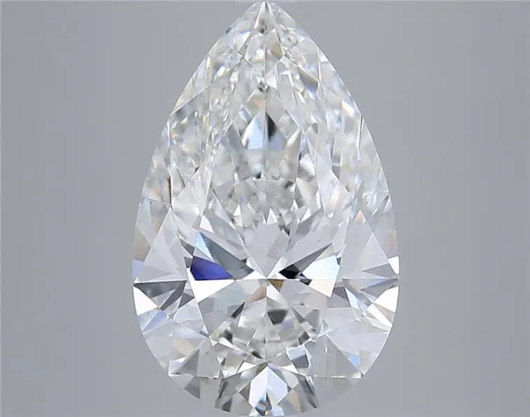 5.07ct Pear Lab Grown Diamond (Colour F, Clarity VVS2, IGI Certified)