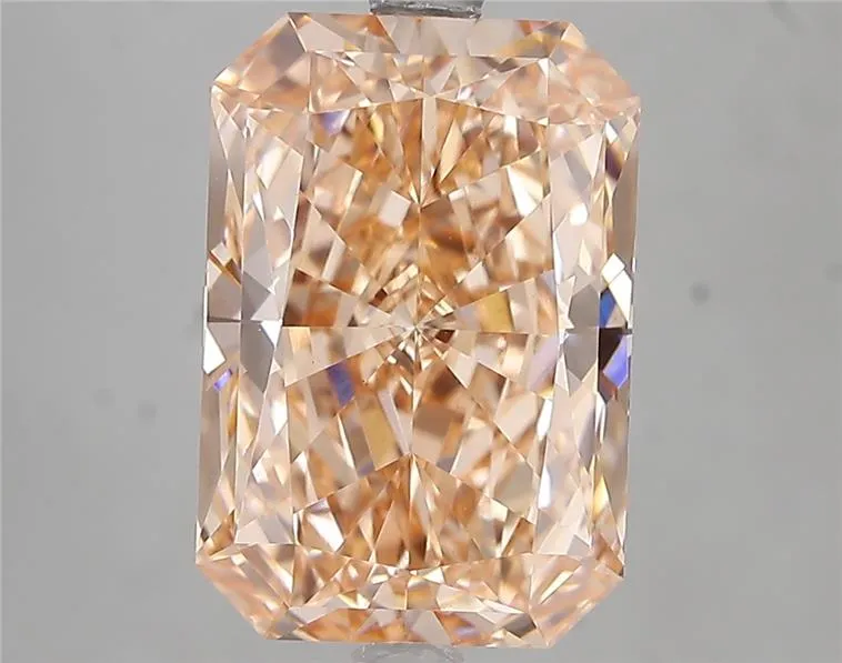 5.08ct Radiant Lab Grown Diamond (Colour Fancy Intense Brownish Pink, Clarity VS1, IGI Certified)