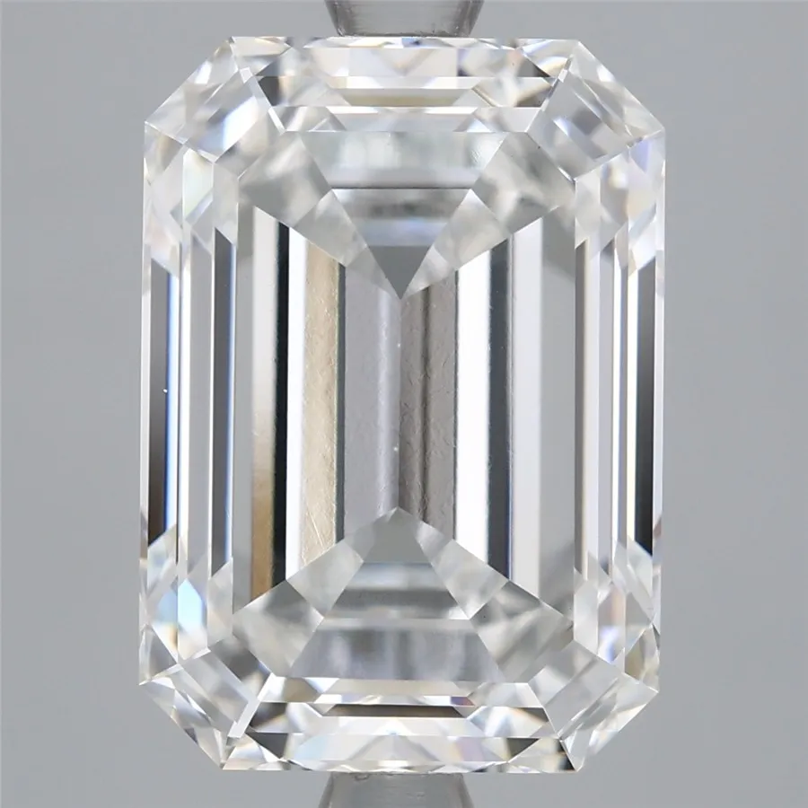 5.09ct Emerald Lab Grown Diamond (Colour F, Clarity VVS2, Cut EX, IGI Certified)