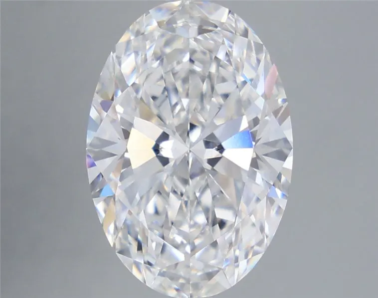 5.09ct Oval Lab Grown Diamond (Colour E, Clarity VVS2, IGI Certified)