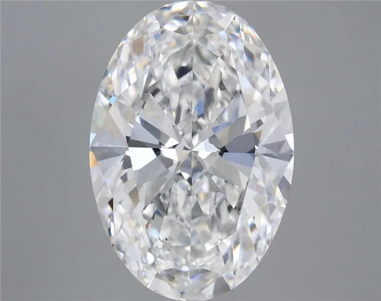 5.09ct Oval Lab Grown Diamond (Colour E, Clarity VVS2, IGI Certified)