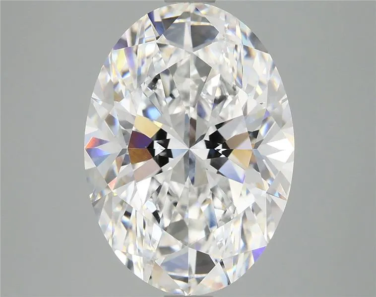 5.10ct Oval Lab Grown Diamond (Colour E, Clarity VVS2, IGI Certified)