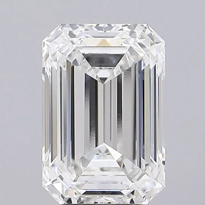 5.11ct Emerald Lab Grown Diamond (Colour F, Clarity VVS1, IGI Certified)