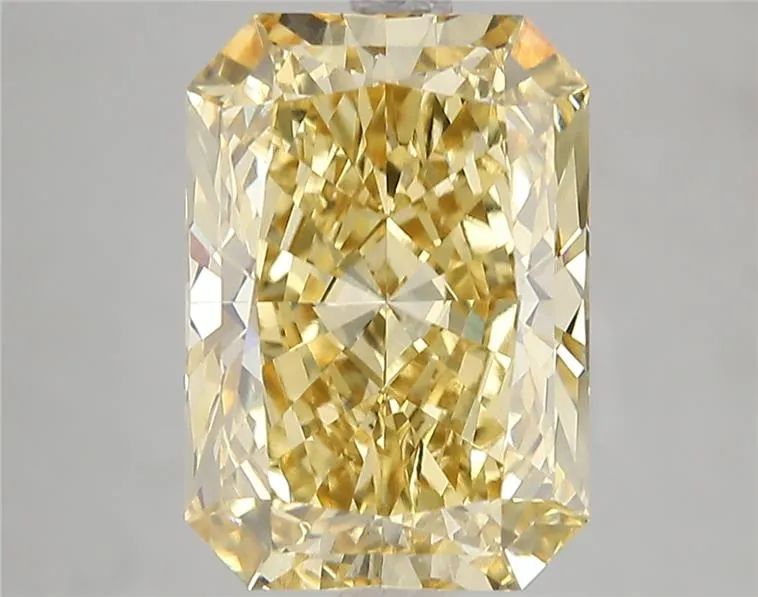 5.20ct Radiant Lab Grown Diamond (Colour Fancy Vivid Yellow, Clarity VS1, IGI Certified)