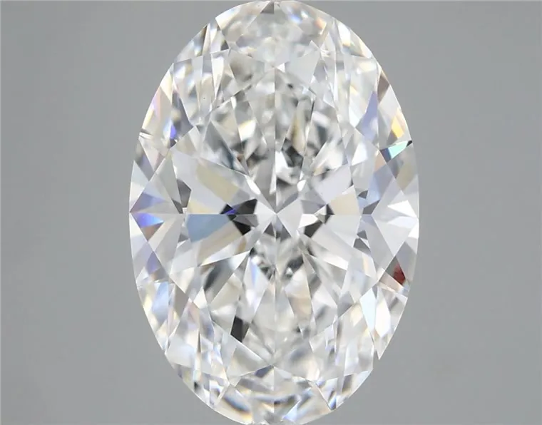5.32ct Oval Lab Grown Diamond (Colour F, Clarity VVS2, IGI Certified)