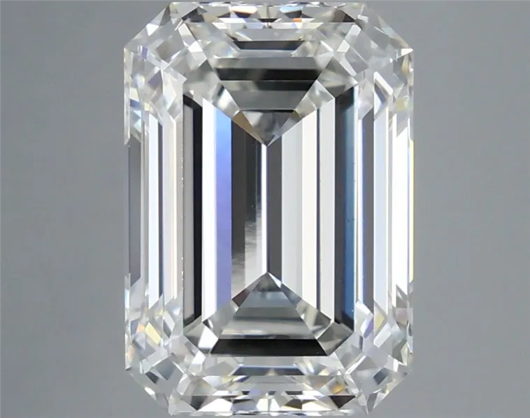 5.37ct Emerald Lab Grown Diamond (Colour G, Clarity VVS2, IGI Certified)