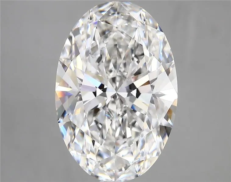 5.50ct Oval Lab Grown Diamond (Colour D, Clarity VVS2, IGI Certified)